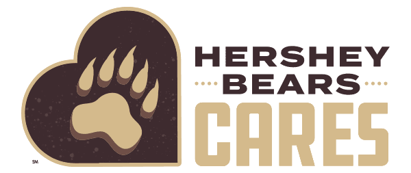 Hershey Bears Cares logo and wordmark